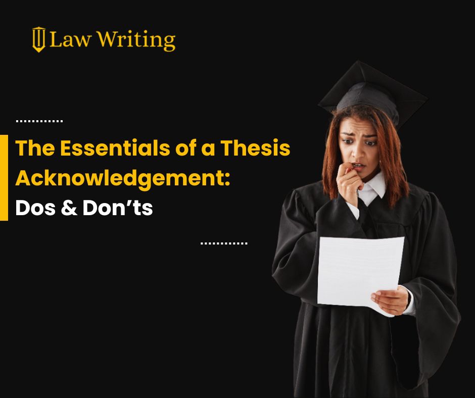 The Essentials of a Thesis Acknowledgement Dos & Don’ts